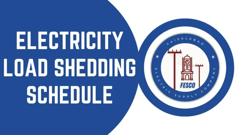 Fesco Electricity Load Shedding Schedule
