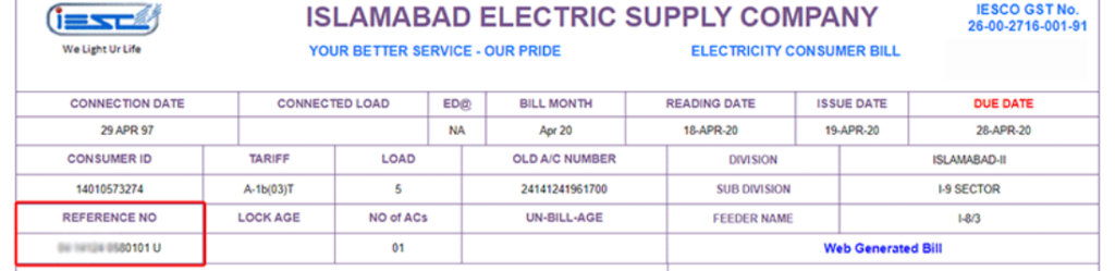 IESCO Bill Online