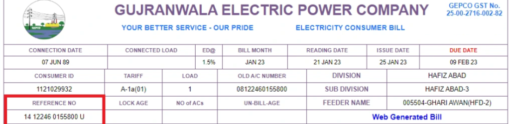 Gepco Bill Check Online